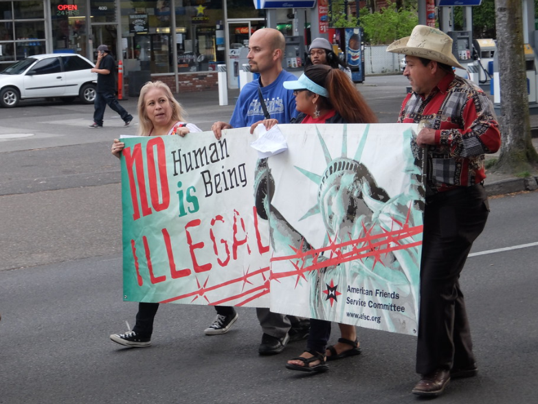 Portland march for immigrant rights